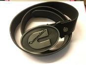 Cummins farm equipment oval logo buckle with belt image