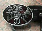 Led Zeppelin Symbols Logo Buckle with belt