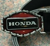 HONDA Motorcycle Chain Logo Buckle with belt image