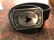 Jack Daniel’s Western Style Cowboy Buckle with belt daniels image
