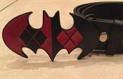 Batman - Harley Quinn Bat Logo Buckle with belt image