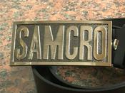 SAMCRO Logo Buckle with belt Sons of Anarchy image