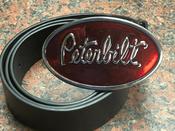 Peterbilt Trucks Logo buckle with belt image