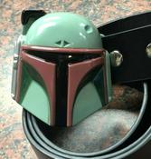 Star Wars - Boba Fett Mandalorian Helmet Buckle with belt image