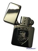 Galway County Crest Lighter, Polished Chrome Finish Coat of Arms image