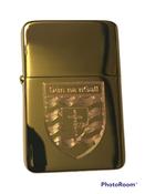 Donegal County Crest Lighter, Polished Brass Finish Coat of Arms image