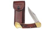 Uncle Henry - Bear Paw Lockback Pocket Knife with leather pouch image