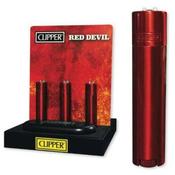 Red Devil Metal Clipper Lighter In Gift Tin image