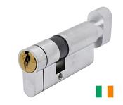 30/40 Thumb-turn Euro Cylinder Lock - 70mm ANTI-SNAP PICK &amp; BUMP image