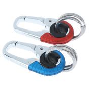 Omuda - Secure Carabiner Keyring (in Red or Blue) image