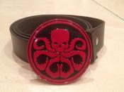 HYDRA logo Buckle with Belt red marvel avengers image