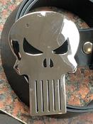 Punisher skull Logo buckle with belt frank castle marvel image