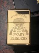 Peaky Blinders Lighter, Polished Gold Finish image