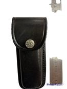 Extra Large Black Leather POUCH / SHEATH suitable for Swiss Army Knife image