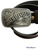 Jack Daniel’s Western Style  Buckle with belt Old no.7 brand silver daniels image