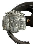 Jack Daniel’s Whiskey Barrells  Buckle with Belt Old no.7 brand silver daniels image