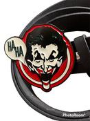 The JOKER Belt Buckle with belt HA HA batman villain image