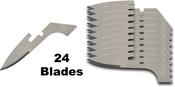 Browning - Speed Load Replacement Blades - 24 Pack Of Stainless Steel Caper Blades