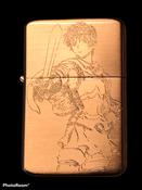 BERSERK manga/anime CASCA Lighter, Rose Gold Finish image