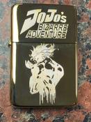 Jojo’s Bizarre Adventure DIO + Logo , Polished Gold Finish image