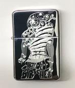 Jojo’s Bizarre Adventure D4C Funny Valentine Lighter, Polished Silver/Chrome Finish image