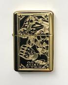 Jojo’s Bizarre Adventure THE WORLD Stand Lighter, Polished Gold Finish image