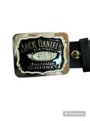 Jack Daniels No.7 Buckle with belt jack daniel's old time tennessee whiskey image