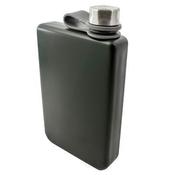 7.7Oz (236ml) Black Stainless Steel Trekking Hip Flask image