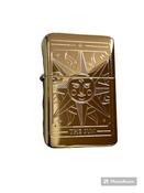 THE SUN tarot card design Lighter Polished Gold Finish image