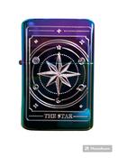 THE STAR tarot card design Lighter Rainbow/Spectrum Finish image