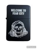 WELCOME TO FEAR CITY design Lighter Matte Black Finish image