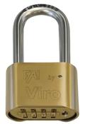 VIRO 50mm Marine Combination Padlock Rust Proof Stainless Steel Shackle image