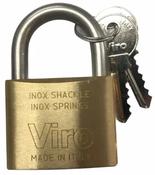 VIRO 40mm Marine Padlock KEYED ALIKE Rust Proof Stainless Steel Shackle image