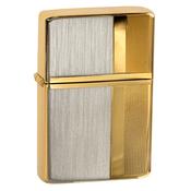 TASMAN Duo Tone Lighter in Gift Box Brass Collection Premium