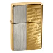 TASMAN Duo Tone Dragon Lighter in Gift Box Brass Collection Premium image