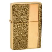 TASMAN Gold Crackle Lighter in Gift Box Brass Collection Premium image