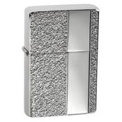 TASMAN Silver Crackle Lighter in Gift Box Brass Collection Premium image