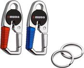Omuda - Secure Carabiner Keyring (in Red or Blue) image