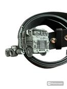 Truck Buckle with belt Lorry Driver silver/black image