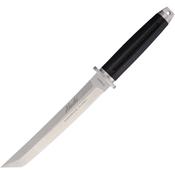Tokisu 32382 Akechi Tactical Satin Fixed Blade Knife Black Handles image