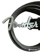 FENDER Guitars Logo buckle with belt silver design image