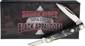 RR2489 Rough Ryder Black Apaloosa Capital Intern Pocket Knife image