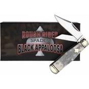 Rough Rider pocket knife model Black Appaloosa Bottle 2485. image