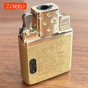 Zorro Original Single Jet Flame Lighter Insert GOLD finish (Outer Case Not Included) image