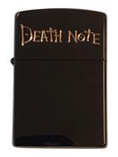 DEATH NOTE COVER + RULES LIGHTER black ice *FREE ENGRAVING* With Gift box, anime manga image