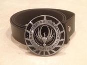 Battlestar Galactica Logo Buckle with belt