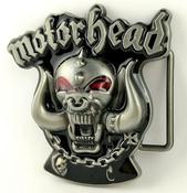 Motorhead logo War Pig Skull Logo Buckle with belt heavy metal band image
