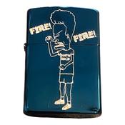 Beavis Fire! Fire! Lighter, Blue Ice Finish and butthead