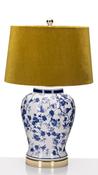 Lamp Blue bird with Mustard shade image