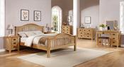 Saoirse Oak Curved Bed Frame image